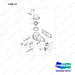 65.90310-0169 Thermostat - full parts diagram, item 15 marked - genuine Doosan / Bobcat forklift part
