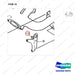 65.90701-0009 INLET AND EXHAUST MANIFOLD - parts diagram, item 10 shown - genuine Doosan / Bobcat forklift part
