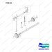 65.90710-0039 TIMING SYSTEM - full parts diagram, item 9G marked - genuine Doosan / Bobcat forklift part