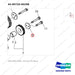 65.90720-0029B CAM SHAFT GEAR - parts diagram, item 9 shown - genuine Doosan / Bobcat forklift part