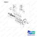 65.91501-0009 CRANK AS - full parts diagram, item 21 marked - genuine Doosan / Bobcat forklift part