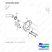 65.91701-0197 PIPE,BREATHER - parts diagram, item 6 shown - genuine Doosan / Bobcat forklift part