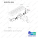 65.91701-0241 EXHAUST MANIFOLD - full parts diagram, item 3 marked - genuine Doosan / Bobcat forklift part