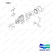 65.93410-0036 Injection Pump - full parts diagram, item 3 marked - genuine Doosan / Bobcat forklift part