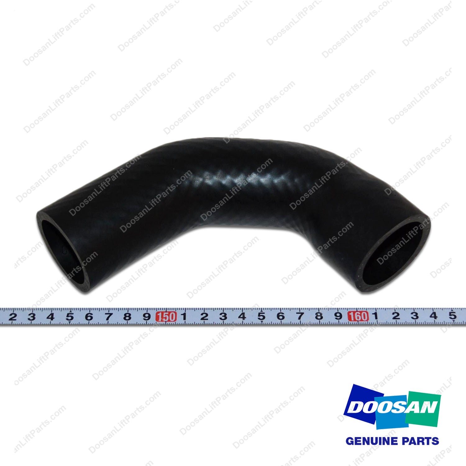Hose,Rubber;cooling Water Pipe - Doosan Forklift Part 65.96301-0256A