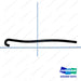 Hose,Rubber;breather Pipe - Doosan Forklift Part 65.96301-0441