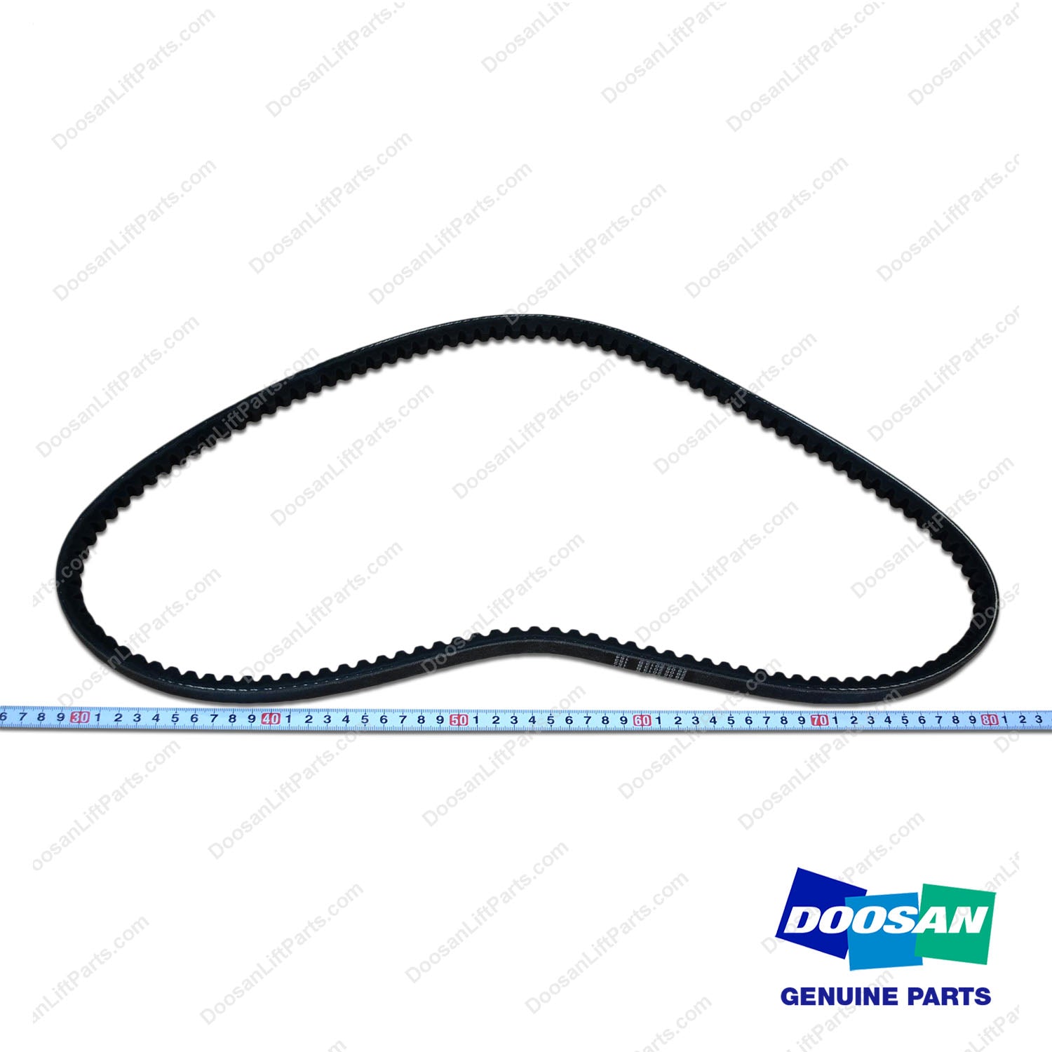 Belt,V;raw Edge Cogged Type - Doosan Forklift Part 65.96801-0066