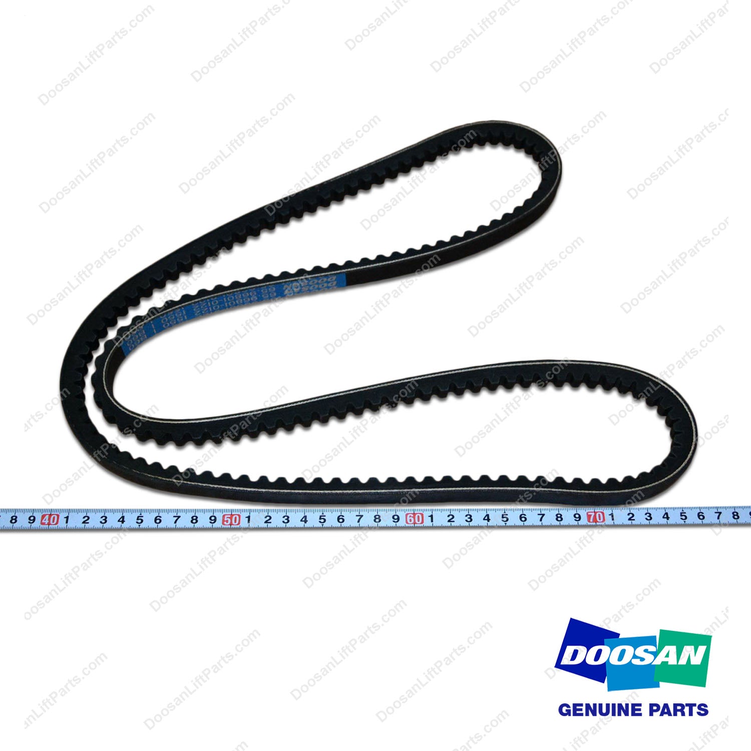 Belt,V;raw Edge Cogged Type - Doosan Forklift Part 65.96801-0122