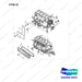 65.98131-0046 CYLINDER BLOCK - full parts diagram, item 22 marked - genuine Doosan / Bobcat forklift part