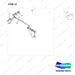 65.98150-0033 OIL PIPE - parts diagram, item 12 shown - genuine Doosan / Bobcat forklift part