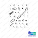 65.99601-8004 ALL OVERHAUL GASKET KIT-SHOE - full parts diagram - genuine Doosan / Bobcat forklift part
