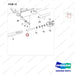 650-20019 Fork Frame Assy For 93” Tandem - parts diagram, item 12 shown - genuine Doosan / Bobcat forklift part