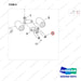650-20025 Tandem Roller, Support Wheel, DR (URE) - parts diagram, item 9 shown - genuine Doosan / Bobcat forklift part