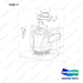 670-7557 Cover montage(Bobcat) - full parts diagram, item 17 marked - genuine Doosan / Bobcat forklift part