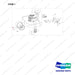 680-0317-080 Tandem Roller, Support Wheel, DR (URE) - full parts diagram, item 1 marked - genuine Doosan / Bobcat forklift part