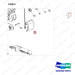 680-20011-05 Tiller Head - parts diagram, item 5 shown - genuine Doosan / Bobcat forklift part