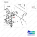 693334 AXLE GP-STEERING - parts diagram, item 16 shown - genuine Doosan / Bobcat forklift part
