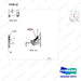 6B7469 LINES GP-POWER STEER - parts diagram, item 22 shown - genuine Doosan / Bobcat forklift part