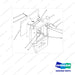 6V6563A COUNTERWEIGHT GP(3TON) - full parts diagram - genuine Doosan / Bobcat forklift part