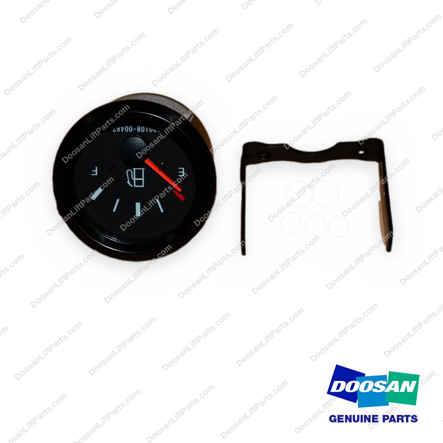 800108-00487 - 12V Fuel Gauge Assembly - OEM Doosan Daewoo Bobcat