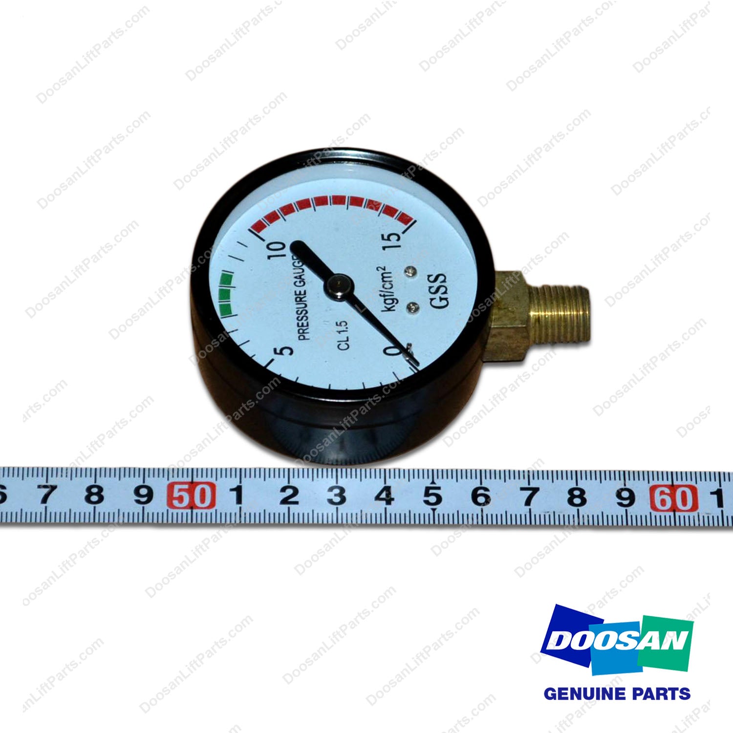 Gauge,Air Pressure - Doosan Forklift Part 800112-00072