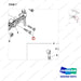 89CM1060 WATER PUMP - parts diagram, item 7 shown - genuine Doosan / Bobcat forklift part