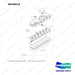 89CM616 CYLINDER HEAD COVER - full parts diagram, item 2-1 marked - genuine Doosan / Bobcat forklift part