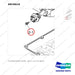 89CM616 CYLINDER HEAD COVER - parts diagram, item 2-1 shown - genuine Doosan / Bobcat forklift part