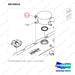 89CM816 CYLINDER HEAD COVER - parts diagram, item 1-1 shown - genuine Doosan / Bobcat forklift part
