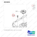 89CM830 CYLINDER HEAD COVER - parts diagram, item 1-5 shown - genuine Doosan / Bobcat forklift part