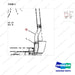 8Q2281 AIR CLEANER GP(PRECLEANER) - parts diagram, item 3 shown - genuine Doosan / Bobcat forklift part