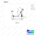 8T1905 LINES GP-POWER STEER - parts diagram, item 14 shown - genuine Doosan / Bobcat forklift part