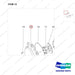 900122-00202 HUB ASSY - parts diagram, item 13 shown - genuine Doosan / Bobcat forklift part