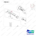 900122-00251 AXLE GROUP,STEER;COMMON WHEEL,D70S-9 - parts diagram, item 25-1 shown - genuine Doosan / Bobcat forklift part