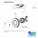 900138-00428 TIRE AND WHEEL GROUP;8TON,FOR OFF-ROAD - parts diagram, item 1 shown - genuine Doosan / Bobcat forklift part