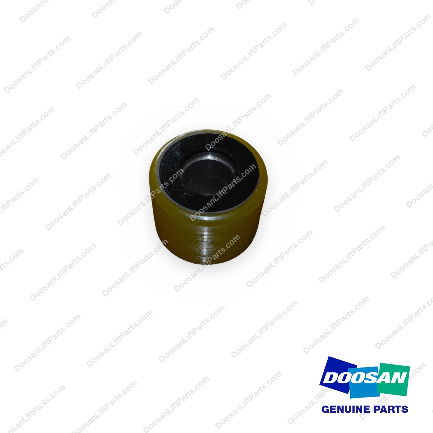 900138-00458 - 127X101.6 Urethane Tire & Rim Assembly - OEM Doosan Daewoo Bobcat