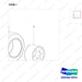 900141-01007 WHEEL & TIRE GP;DRIVE 13 1/2X5 1/2X8 - parts diagram, item 1 shown - genuine Doosan / Bobcat forklift part