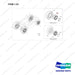 900141-01679 WHEEL AND TIRE;D/SOLID,UHP S/BIAS,PENU,BOBCAT - full parts diagram, item 1-01 marked - genuine Doosan / Bobcat forklift part