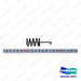 909227 - Hold Down Brake Spring - OEM Doosan Daewoo Bobcat