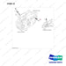 90CM640 SWITCH & SENSOR - full parts diagram, item 12 marked - genuine Doosan / Bobcat forklift part