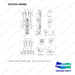 920103-00088 LINES GP ATT PRI-4WAY;QUAD - full parts diagram, item 36 marked - genuine Doosan / Bobcat forklift part