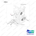92CM1020 ALTERNATOR MOUNTING - full parts diagram, item 4 marked - genuine Doosan / Bobcat forklift part