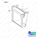 940106-00018 COOLER ASSY,OIL; REMOTE OIL COOLER - full parts diagram, item 4 marked - genuine Doosan / Bobcat forklift part