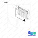 940106-00093 RADIATOR SCREEN;GC45S-9 - full parts diagram, item 1 marked - genuine Doosan / Bobcat forklift part