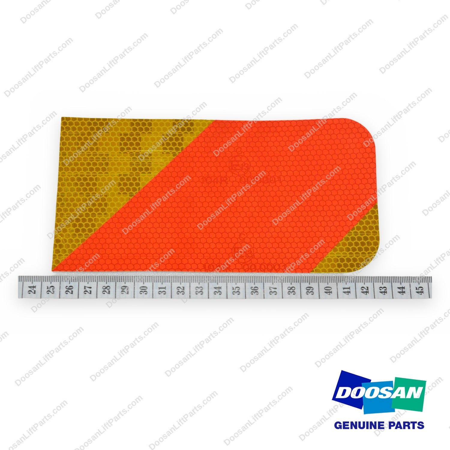 950205-02753 - D25S-7 Reflect Decal - OEM Doosan Daewoo Bobcat