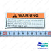 Film;warning,for Tool - Doosan Forklift Part 950205-04791