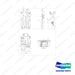 950205-04943 CHART,LOCATION;BR14/BR25,BOBCAT - full parts diagram - genuine Doosan / Bobcat forklift part