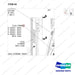 950205-06395 LOCATION CHART - parts diagram, item 63 shown - genuine Doosan / Bobcat forklift part