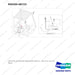 950205-06723 LOW FUEL INDICATOR GROUP;OPC,PSI4.3L - full parts diagram, item 6 marked - genuine Doosan / Bobcat forklift part