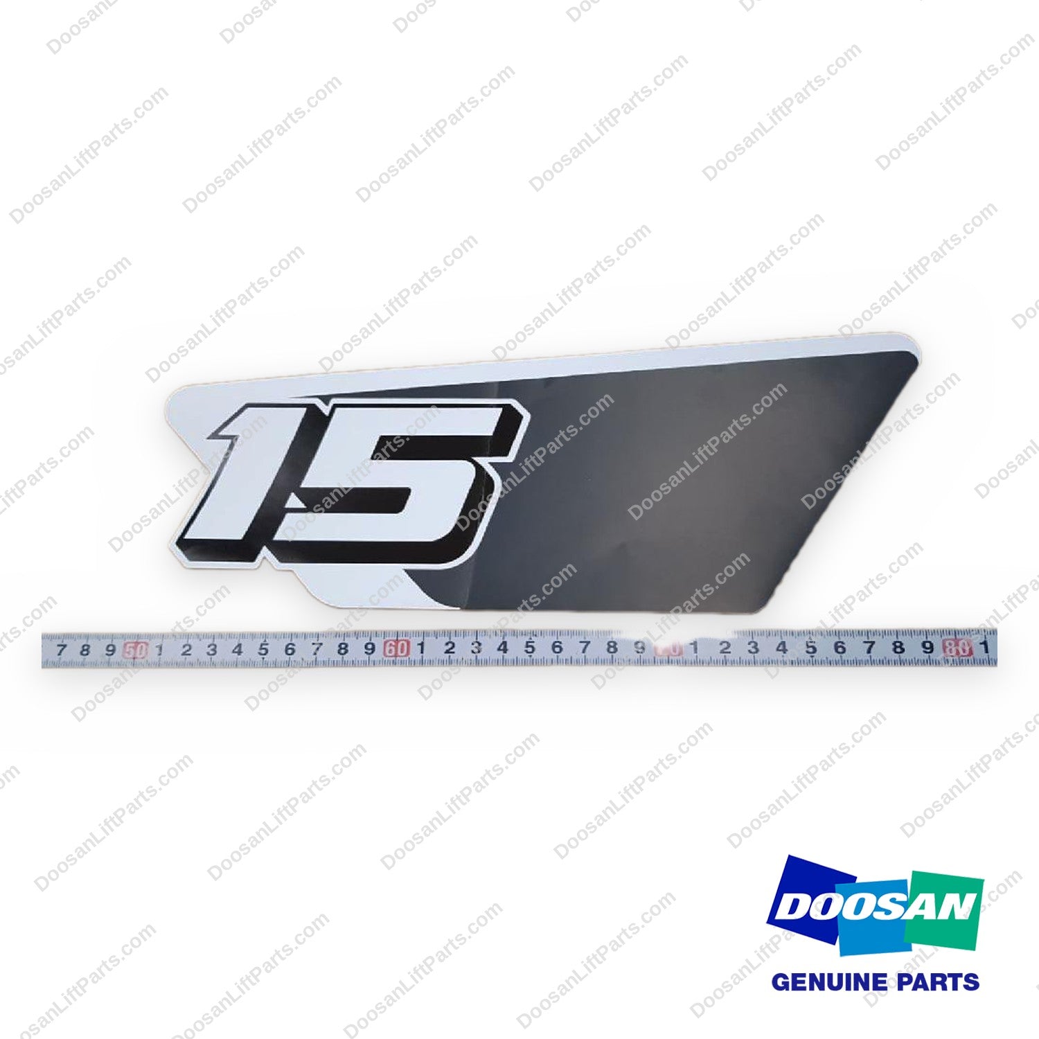 950205-08143 - LH 15 Decal - OEM Doosan Daewoo Bobcat